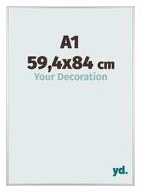 Austin Aluminium Bilderrahmen 59 4x84cm A1 Silber Matt Vorne Messe | Yourdecoration.de