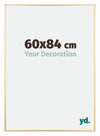 Austin Aluminium Bilderrahmen 60x84cm Gold Glanz Vorne Messe | Yourdecoration.de