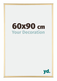 Austin Aluminium Bilderrahmen 60x90cm Gold Glanz Vorne Messe | Yourdecoration.de