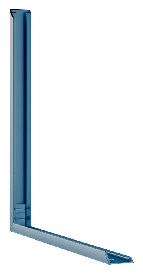 Austin Aluminium Bilderrahmen 60x90cm Stahl Blau Detail Querschnitt | Yourdecoration.de