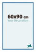 Austin Aluminium Bilderrahmen 60x90cm Stahl Blau Vorne Messe | Yourdecoration.de