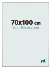 Austin Aluminium Bilderrahmen 70x100cm Silber Matt Vorne Messe | Yourdecoration.de