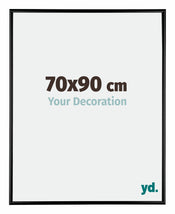 Austin Aluminium Bilderrahmen 70x90cm Schwarz Hochglanz Vorne Messe | Yourdecoration.de