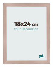 Bilderrahmen 18x24 cm Altrosa MDF Bologna Vorne Messe | Yourdecoration.de