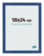 Bilderrahmen 18x24 cm Dunkelblau MDF Bologna Vorne Messe | Yourdecoration.de