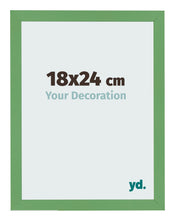 Bilderrahmen 18x24 cm Grun MDF Bologna Vorne Messe | Yourdecoration.de