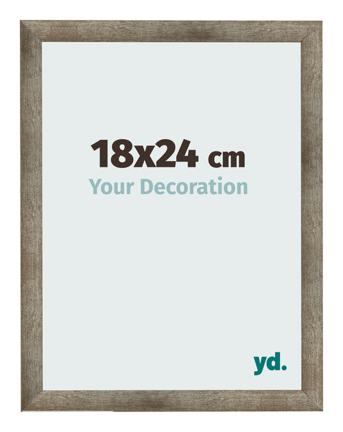 Bilderrahmen 18x24 cm Metall Vintage MDF Bologna Vorne Messe | Yourdecoration.de