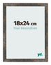 Bilderrahmen 18x24 cm Oxidiertes Metall MDF Bologna Vorne Messe | Yourdecoration.de