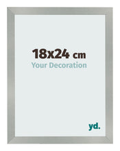 Bilderrahmen 18x24cm Aluminium Gebürstet MDF Bologna Vorne Messe | Yourdecoration.de