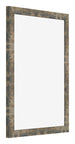 Bilderrahmen 18x24cm Blau Gold Meliert MDF Bologna Vorne Schrag | Yourdecoration.de