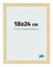 Bilderrahmen 18x24cm Buche Dekor MDF Bologna Vorne Messe | Yourdecoration.de