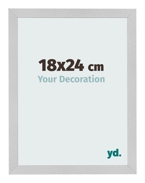 Bilderrahmen 18x24cm Edelstahl MDF Bologna Vorne Messe | Yourdecoration.de