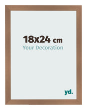 Bilderrahmen 18x24cm Kupfer Dekor MDF Bologna Vorne Messe | Yourdecoration.de