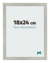 Bilderrahmen 18x24cm Silber Matt MDF Bologna Vorne Messe | Yourdecoration.de