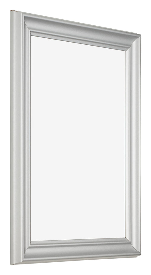 Bilderrahmen 18x24cm Silber Matt MDF Lazio Vorne Schrag | Yourdecoration.de