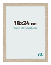 Bilderrahmen 18x24cm Sonoma Eiche MDF Bologna Vorne Messe | Yourdecoration.de