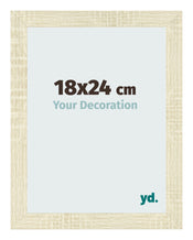 Bilderrahmen 18x24cm Sonoma Eiche MDF Pisa Vorne Messe | Yourdecoration.de
