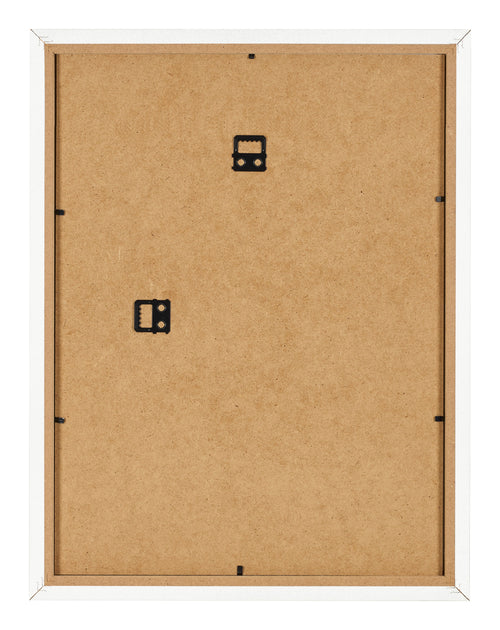 Bilderrahmen 18x24cm Weiss Hochglanz MDF Bologna Ruckseite | Yourdecoration.de