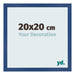 Bilderrahmen 20x20 cm Dunkelblau MDF Bologna Vorne Messe | Yourdecoration.de
