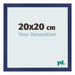 Bilderrahmen 20x20cm Dunkelblau Gewischt MDF Bologna Vorne Messe | Yourdecoration.de