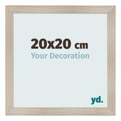 Bilderrahmen 20x20cm Eiche Rustikal MDF Pisa Vorne Messe | Yourdecoration.de