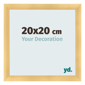 Bilderrahmen 20x20cm Gold Vintage MDF Pisa Vorne Messe | Yourdecoration.de