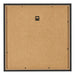 Bilderrahmen 20x20cm Schwarz Gemasert MDF Bologna Ruckseite | Yourdecoration.de