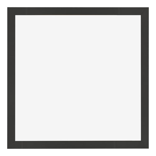 Bilderrahmen 20x20cm Schwarz Gemasert MDF Bologna Vorne | Yourdecoration.de