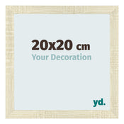 Bilderrahmen 20x20cm Sonoma Eiche MDF Pisa Vorne Messe | Yourdecoration.de