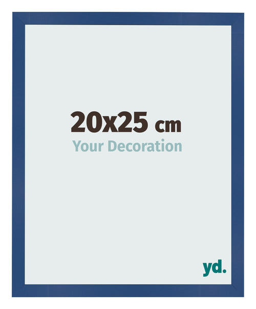 Bilderrahmen 20x25 cm Dunkelblau MDF Bologna Vorne Messe | Yourdecoration.de