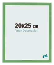 Bilderrahmen 20x25 cm Grun MDF Bologna Vorne Messe | Yourdecoration.de