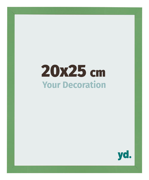 Bilderrahmen 20x25 cm Grun MDF Bologna Vorne Messe | Yourdecoration.de