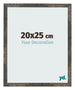 Bilderrahmen 20x25 cm Oxidiertes Metall MDF Bologna Vorne Messe | Yourdecoration.de