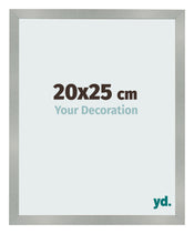 Bilderrahmen 20x25cm Aluminium Gebürstet MDF Bologna Vorne Messe | Yourdecoration.de