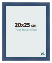 Bilderrahmen 20x25cm Dunkelblau Gewischt MDF Pisa Vorne Messe | Yourdecoration.de