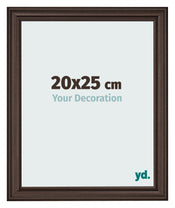 Bilderrahmen 20x25cm Eiche Dunkel MDF Lazio Vorne Messe | Yourdecoration.de
