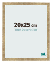 Bilderrahmen 20x25cm Gold Antik MDF Bologna Vorne Messe | Yourdecoration.de