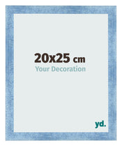 Bilderrahmen 20x25cm Hellblau Gewischt MDF Pisa Vorne Messe | Yourdecoration.de