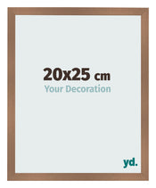Bilderrahmen 20x25cm Kupfer Dekor MDF Bologna Vorne Messe | Yourdecoration.de