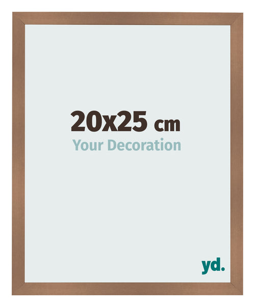 Bilderrahmen 20x25cm Kupfer Dekor MDF Bologna Vorne Messe | Yourdecoration.de