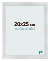Bilderrahmen 20x25cm Silber Schwarz Gewischt MDF Pisa Vorne Messe | Yourdecoration.de