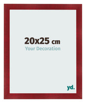 Bilderrahmen 20x25cm Weinrot Gewischt MDF Pisa Vorne Messe | Yourdecoration.de