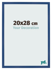 Bilderrahmen 20x28 cm Dunkelblau MDF Bologna Vorne Messe | Yourdecoration.de