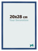 Bilderrahmen 20x28 cm Dunkelblau MDF Bologna Vorne Messe | Yourdecoration.de