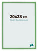 Bilderrahmen 20x28 cm Grun MDF Bologna Vorne Messe | Yourdecoration.de