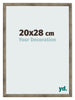 Bilderrahmen 20x28 cm Metall Vintage MDF Bologna Vorne Messe | Yourdecoration.de