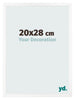 Bilderrahmen 20x28 cm Weiss Matt MDF Bologna Vorne Messe | Yourdecoration.de