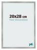 Bilderrahmen 20x28cm Aluminium Gebürstet MDF Bologna Vorne Messe | Yourdecoration.de