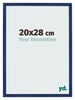 Bilderrahmen 20x28cm Dunkelblau Gewischt MDF Bologna Vorne Messe | Yourdecoration.de
