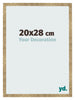 Bilderrahmen 20x28cm Gold Antik MDF Bologna Vorne Messe | Yourdecoration.de